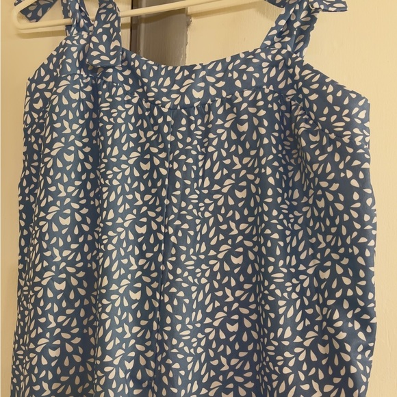 Off brand… Blue and white print jumpsuit size L - Picture 6 of 6